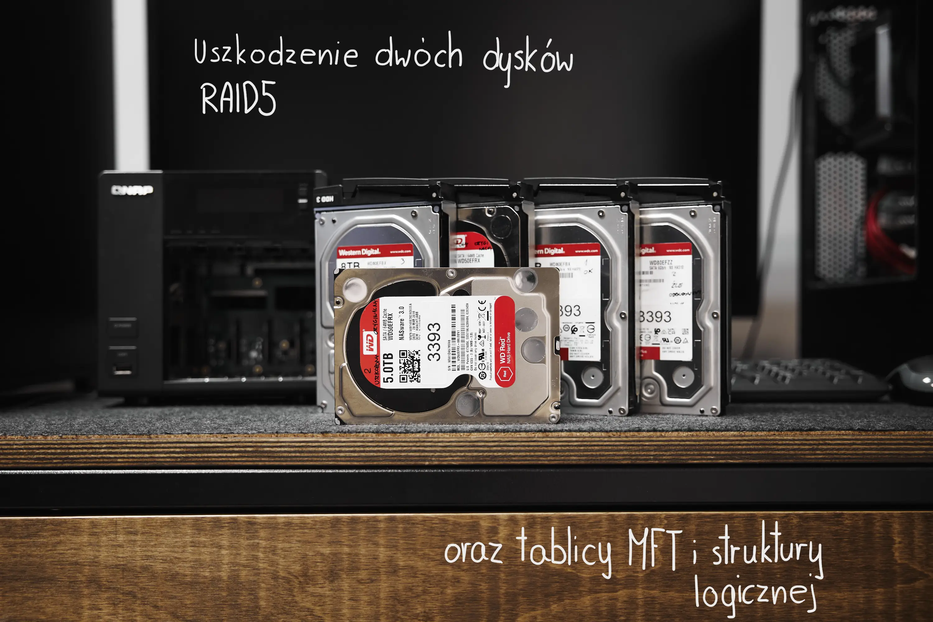 Uszkodzenie dwóch dysków w macierzy RAID 5 – HEX SERWIS